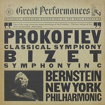 PROKOFIEV - &#039;Classical&#039; Symphony / BIZET - Symphony No.1 / New York Philharmonic, Bernstein