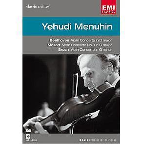 [DVD] BEETHOVEN, MOZART, BRUCH - Violin Concerto - Yehudi Menuhin