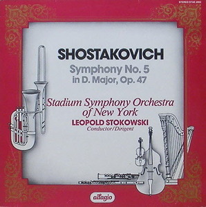 SHOSTAKOVICH - Symphony No.5 - New York Stadium Symphony, Leopold Stokowski