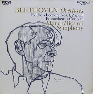 BEETHOVEN - Overtures - Boston Symphony / Charles Munch