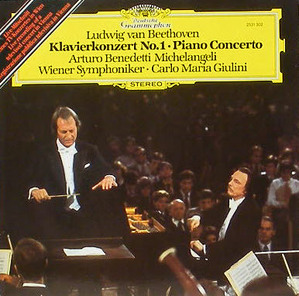 BEETHOVEN - Piano Concerto No.1 - Michelangeli, C.M. Giulini
